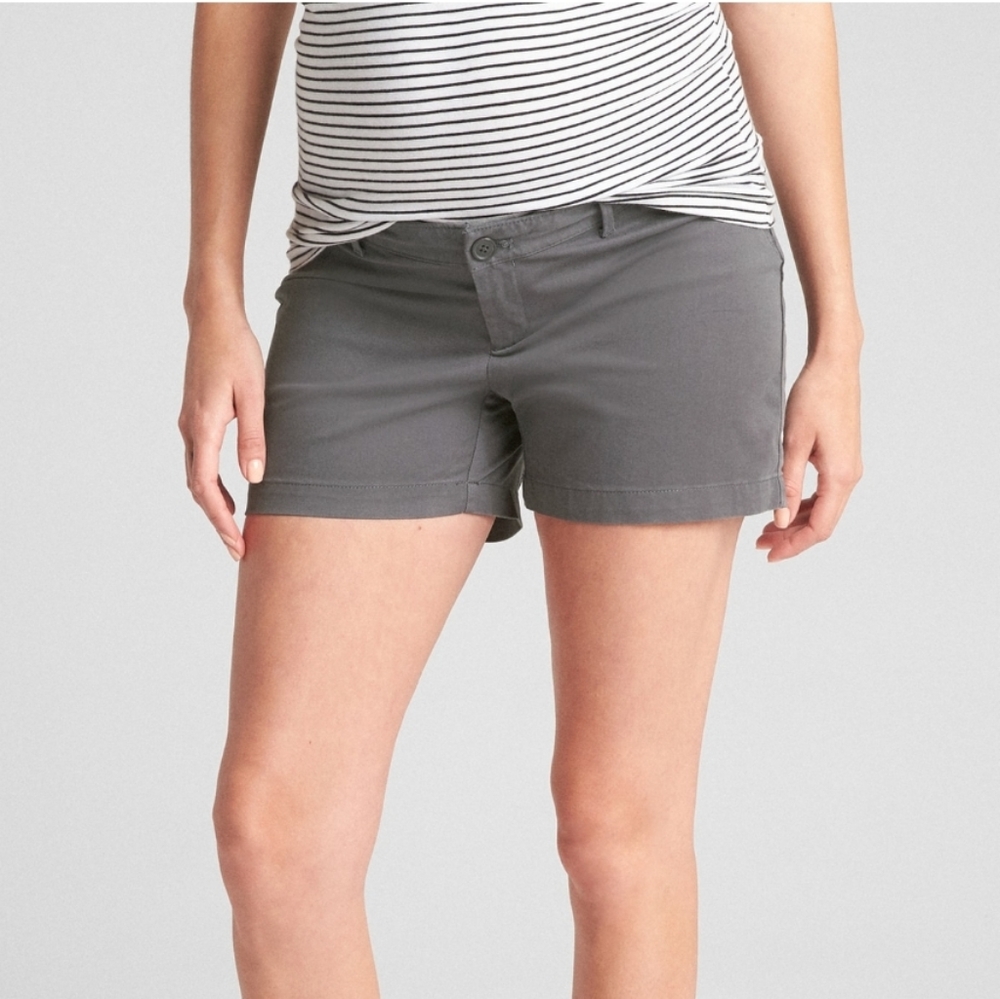 Twill Maternity Shorts